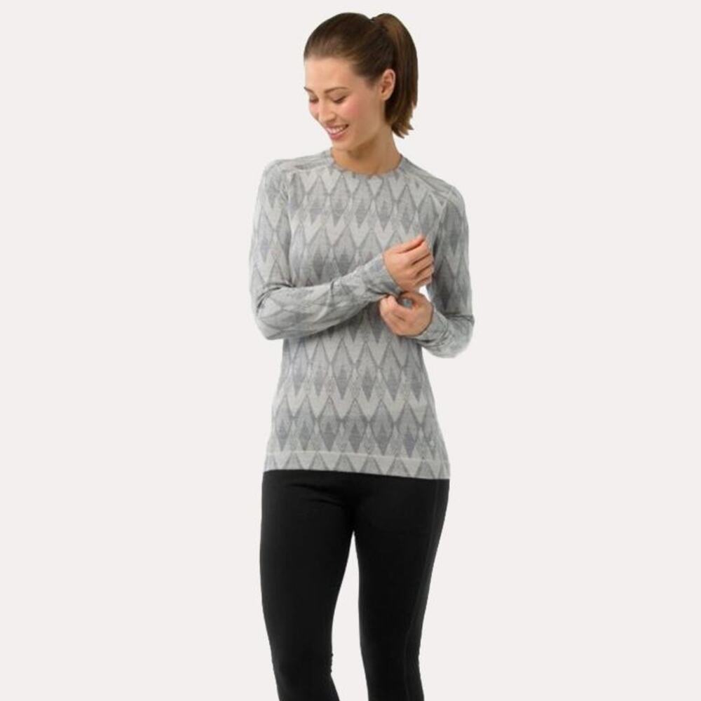 Smartwool Merino 250 Base Layer Pattern Crew Long Sleeve Sz M